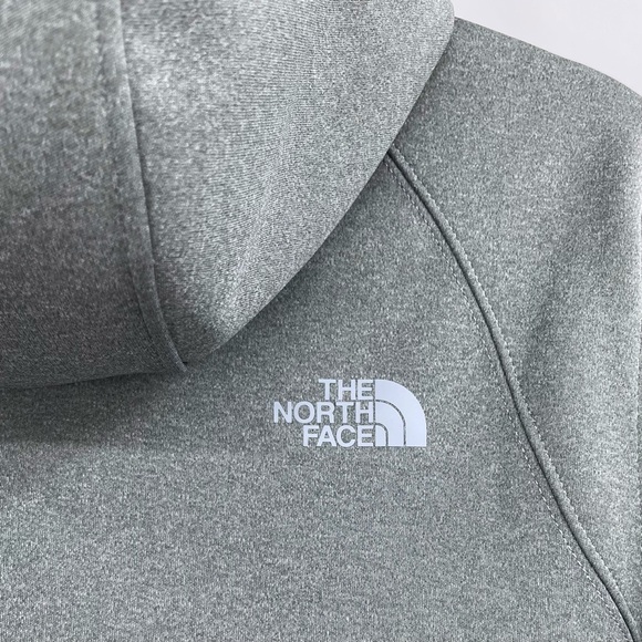 The North Face Gray Apex Risor Windwall Hoodie Fleece-Lined Jacket Size Medium - Picture 6 of 10